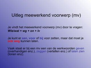 lv en mv uitleg|wat is een mv.